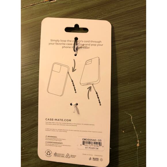 Casemate NWT Mini Phone Charm Blue White Stars - Picture 5 of 5